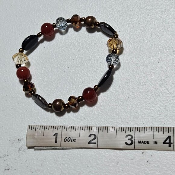 Handmade Boho Beaded Stretch Bracelet Multicolor Beads Fashion Jewelry Women - Picture 3 of 3